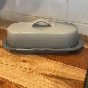 Chantal gray ombre, butter dish it’s a gray fade